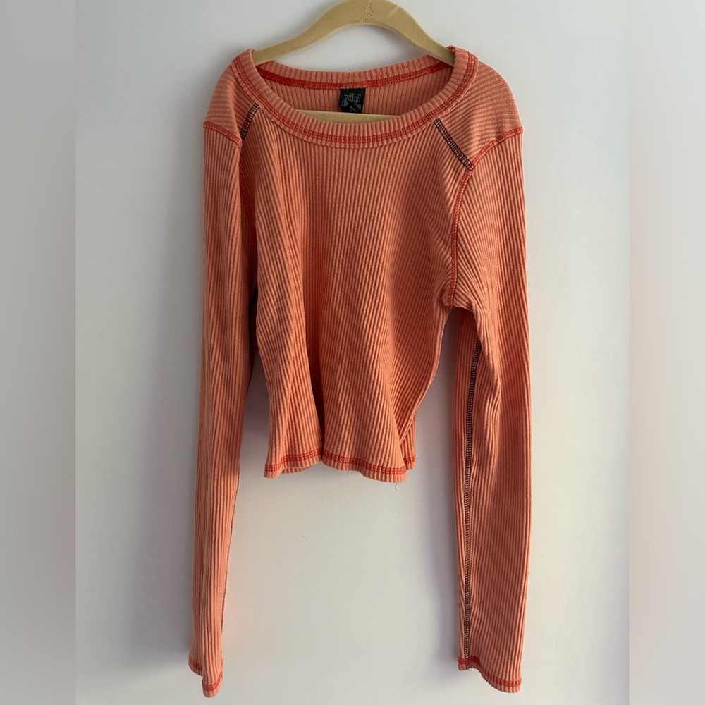 Wild Fable Coral Long Sleeve Top